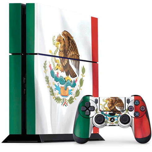 Mexico Flag PS4 Console and Controller Bundle Skin