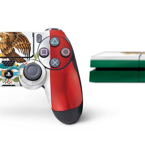 Mexico Flag PS4 Console and Controller Bundle Skin