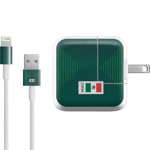 Mexico Soccer Flag iPad Charger (10W USB) Skin
