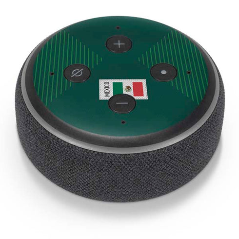 Mexico Soccer Flag Amazon Echo Dot Skin