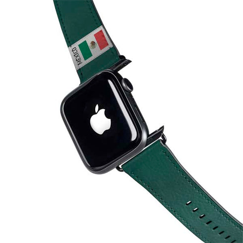 Mexico Soccer Flag Apple Watch Band 38-40mm