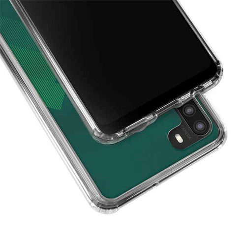 Mexico Soccer Flag Galaxy A21 Clear Case