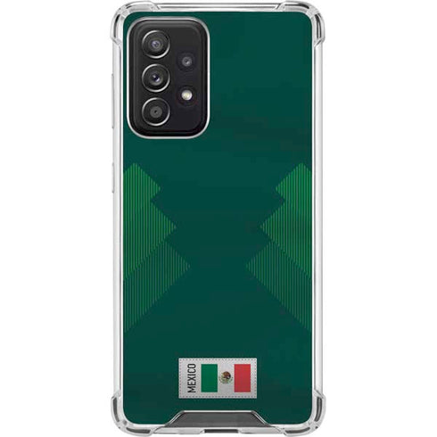 Mexico Soccer Flag Galaxy A52 5G Clear Case