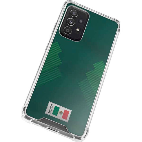 Mexico Soccer Flag Galaxy A52 5G Clear Case