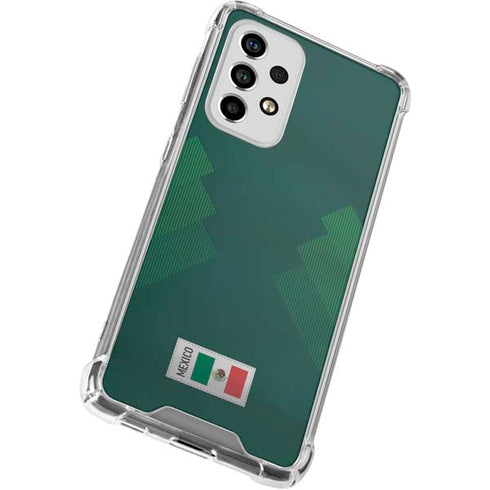 Mexico Soccer Flag Galaxy A53 5G Clear Case