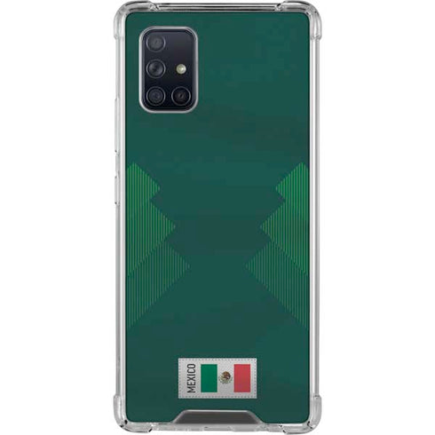Mexico Soccer Flag Galaxy A71 5G Clear Case
