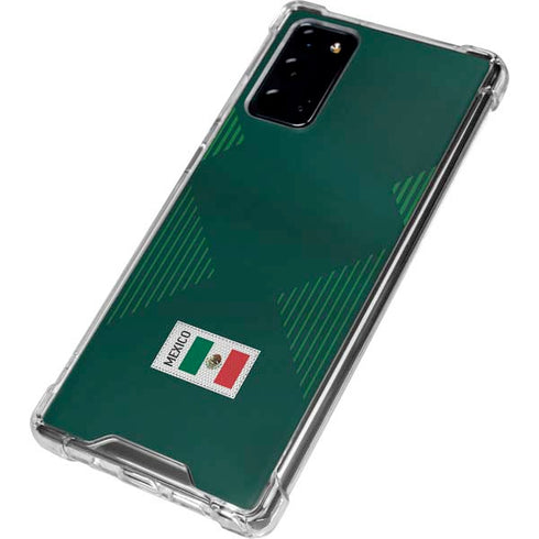 Mexico Soccer Flag Galaxy Note20 5G Clear Case