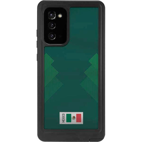 Mexico Soccer Flag Galaxy Note20 5G Waterproof Case