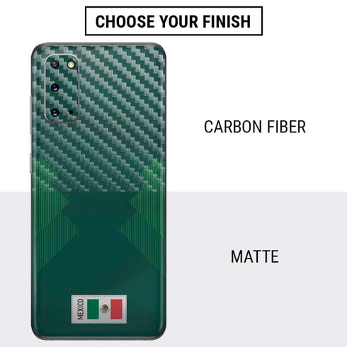 Mexico Soccer Flag Galaxy S20 Skin