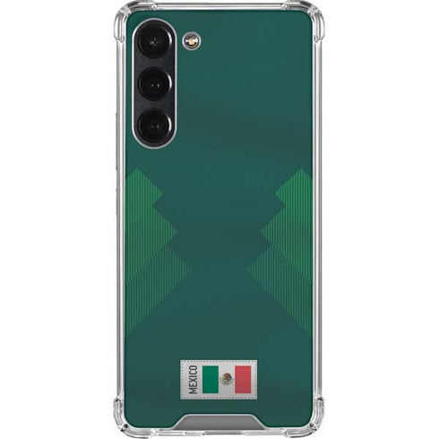 Mexico Soccer Flag Galaxy S23 Plus Clear Case