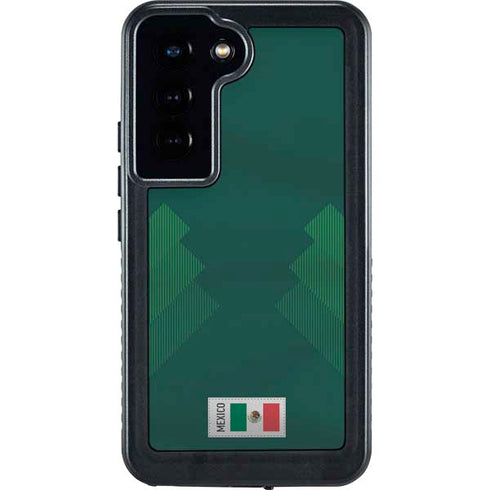 Mexico Soccer Flag Galaxy S23 Waterproof Case