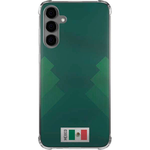 Mexico Soccer Flag Galaxy S24 Plus Clear Case