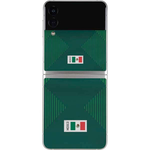 Mexico Soccer Flag Galaxy Z Flip3 5G Skin
