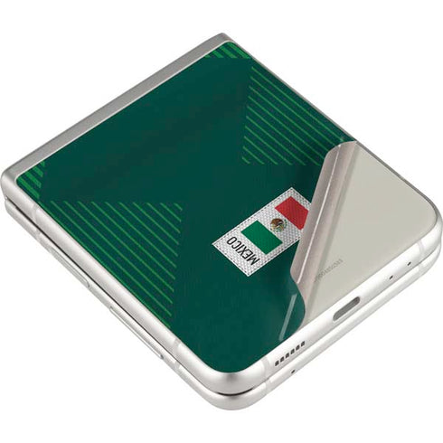 Mexico Soccer Flag Galaxy Z Flip3 5G Skin