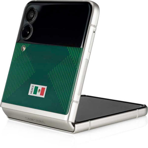 Mexico Soccer Flag Galaxy Z Flip3 5G Skin