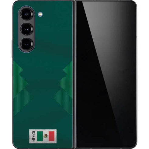 Mexico Soccer Flag Galaxy Z Fold5 5G Skin