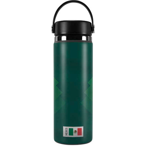 Mexico Soccer Flag Hydro Flask 20oz Wide Mouth Skin