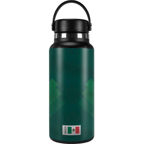 Mexico Soccer Flag Hydro Flask 32oz Wide Mouth Skin