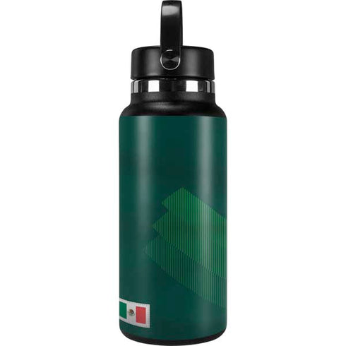 Mexico Soccer Flag Hydro Flask 32oz Wide Mouth Skin