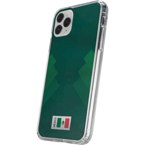 Mexico Soccer Flag iPhone 11 Pro Clear Case