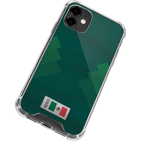 Mexico Soccer Flag iPhone 12 Clear Case