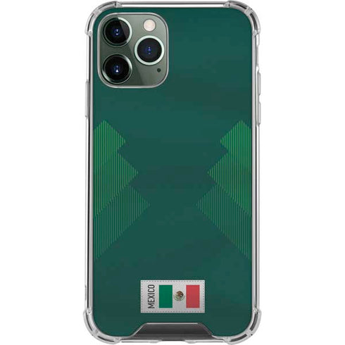 Mexico Soccer Flag iPhone 12 Pro Clear Case