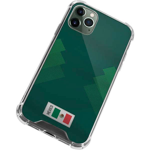 Mexico Soccer Flag iPhone 12 Pro Clear Case
