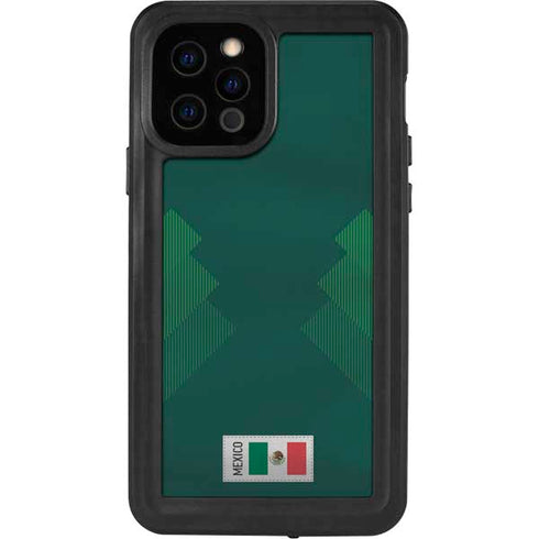 Mexico Soccer Flag iPhone 12 Pro Waterproof Case