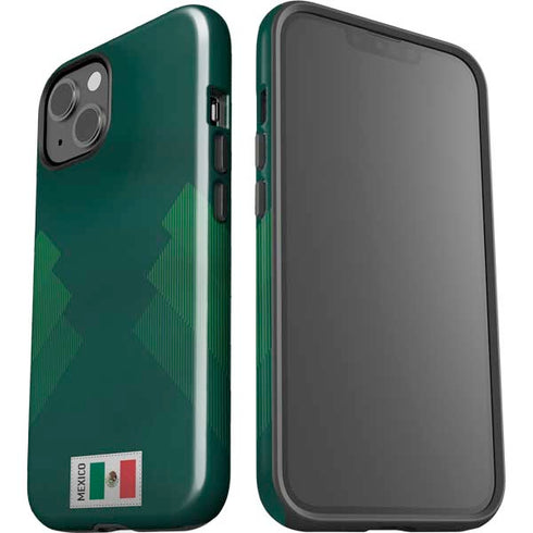 Mexico Soccer Flag iPhone 14 Plus Impact Case