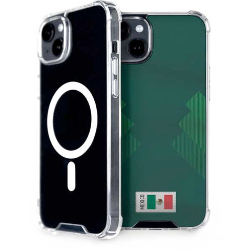 Mexico Soccer Flag iPhone 15 MagSafe Case