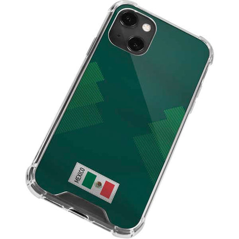 Mexico Soccer Flag iPhone 14 Plus Clear Case