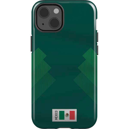 Mexico Soccer Flag iPhone 15 Impact Case