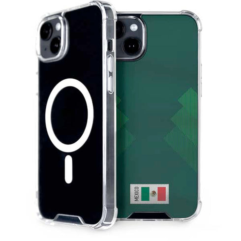 Mexico Soccer Flag iPhone 15 Plus MagSafe Case
