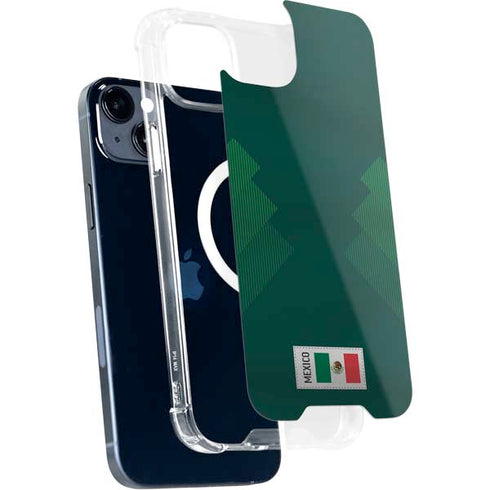 Mexico Soccer Flag iPhone 15 Plus MagSafe Case