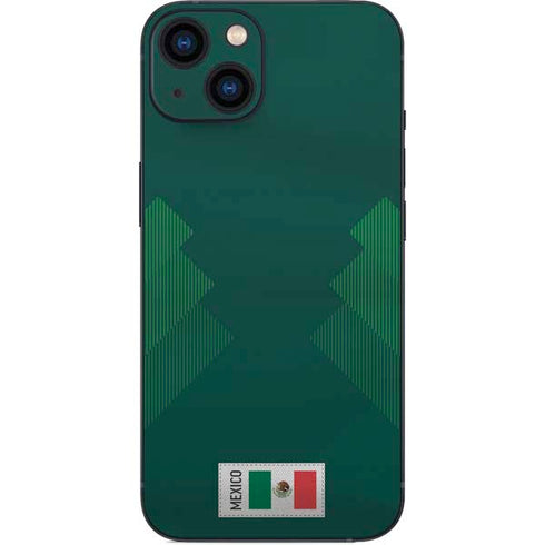 Mexico Soccer Flag iPhone 15 Plus Skin