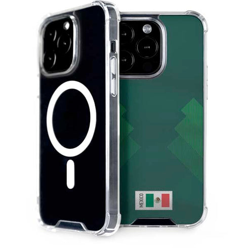 Mexico Soccer Flag iPhone 14 Pro MagSafe Case