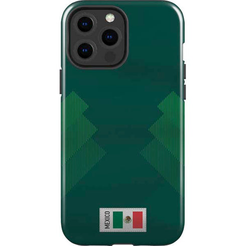 Mexico Soccer Flag iPhone 14 Pro Max Impact Case