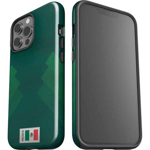 Mexico Soccer Flag iPhone 15 Pro Max Impact Case