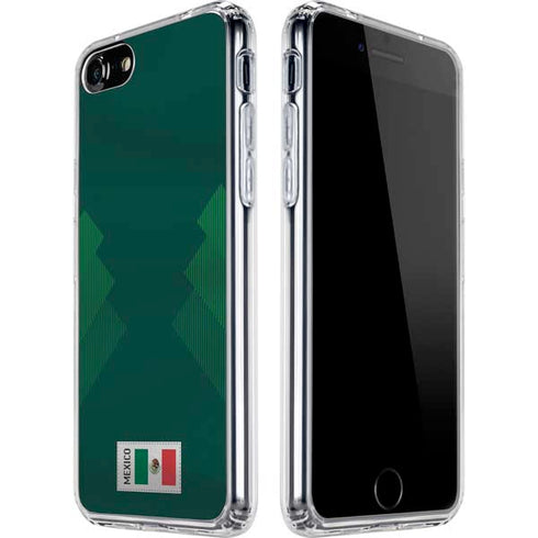 Mexico Soccer Flag iPhone SE (2nd & 3rd Gen) Clear Case