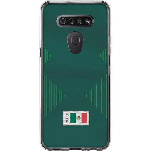 Mexico Soccer Flag LG K51/Q51 Clear Case
