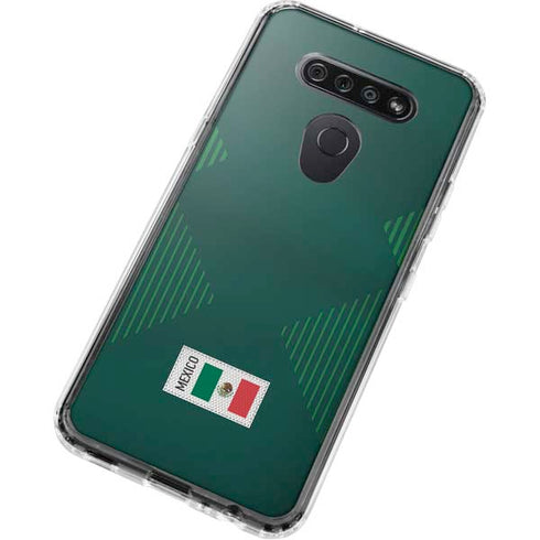 Mexico Soccer Flag LG K51/Q51 Clear Case