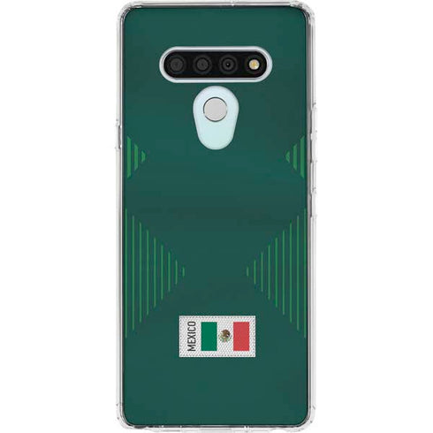 Mexico Soccer Flag LG Stylo 6 Clear Case