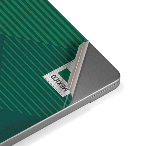 Mexico Soccer Flag MacBook Pro 14in (2021-24) Skin