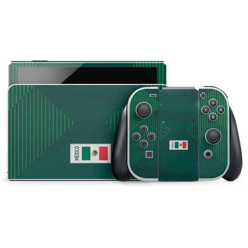 Mexico Soccer Flag Nintendo Switch OLED (2021) Skin