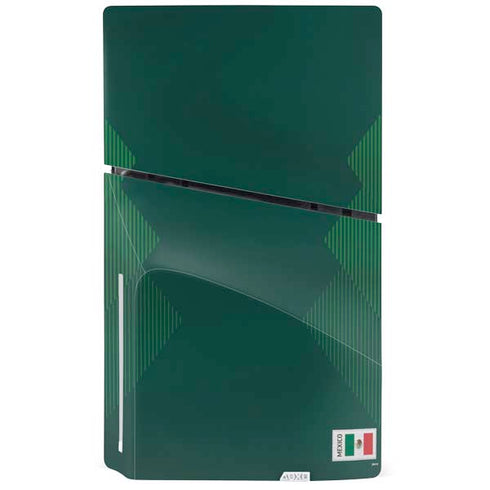 Mexico Soccer Flag PS5 Slim Disk Console Skin