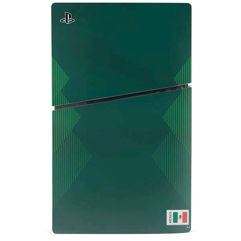 Mexico Soccer Flag PS5 Slim Digital Edition Console Skin