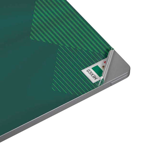 Mexico Soccer Flag Universal Laptop 16.6in (13.4 x 9.7in) Skin