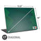 Mexico Soccer Flag Universal Laptop 17in (13.8 x 10in) Skin