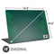 Mexico Soccer Flag Universal Laptop 18in (14.6 x 10.6in) Skin