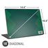 Mexico Soccer Flag Universal Laptop 18in (14.6 x 10.6in) Skin